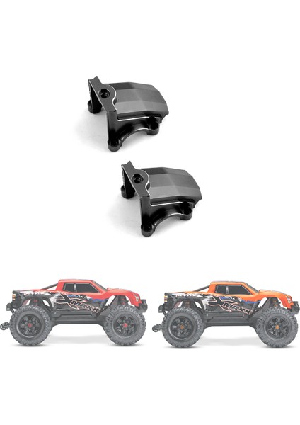 2pcs Metal Ön ve Arka Diferansiyel Kapak Şanzıman Kapağı 1/5 Traxxas X-Maxx Xmaxx 6s 8s Rc Araba Yükseltme Parçaları, 1 (Yurt Dışından) modelleri