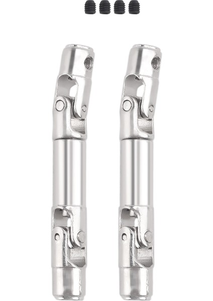 2pcs Wpl Henglong Için Metal Sürüş Milini Yükseltme 1/16 Rc Araç Parçaları Kruvacılar Kamyon, Gümüş (Yurt Dışından) fırsatları