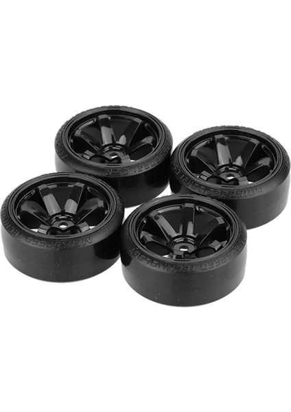 4pcs Drift Araba Lastik Tekerlek 1/10 Traxxas Hsp Tamiya Hpı Kyosho Sürüklenen Rc Araç Siyah Için (Yurt Dışından)