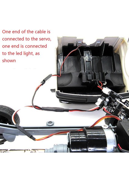 LED Çatı Lambası Işıkları Çubuk Wpl D12 C14 C24 C34 Mn D90 MN99S Rc Araba Yükseltme Parçaları Aksesuarları (Yurt Dışından) fırsatları