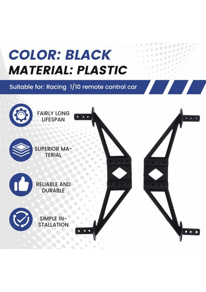 2pcs Vücut Montaj Braketi EA1016 Jlb Racing Cheetah 11101 1/10 Fırçasız Rc Araç Parçaları Aksesuarları (Yurt Dışından) fırsatları