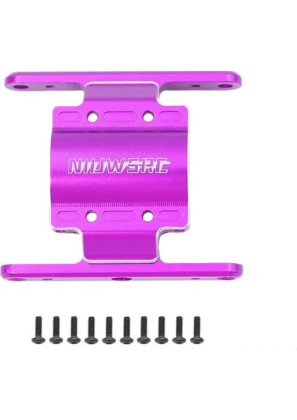 Niuwsrc Rc Skid Plaka Şanzıman Şanzıman Montajı 1/18 Rc Prwler Fcx 18 FCX18 Yükseltme Parçaları Mor (Yurt Dışından)