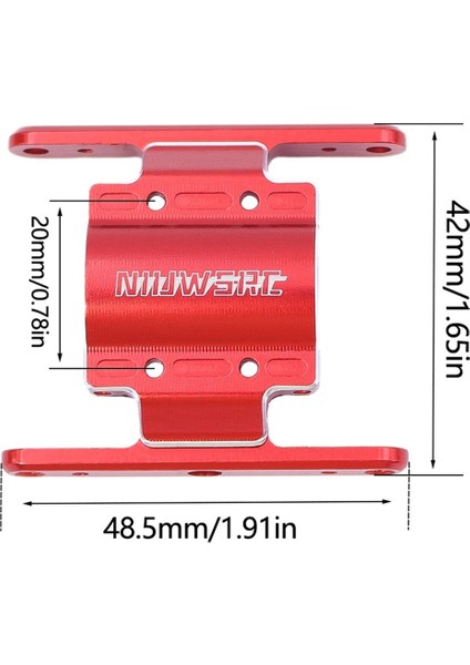 Niuwsrc Rc Skid Plaka Şanzıman Şanzıman Montajı 1/18 Rc Prwler Fcx 18 FCX18 Yükseltme Parçaları Mor (Yurt Dışından) fiyatları