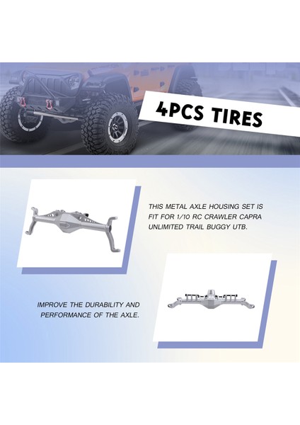 Metal Currie F9 Portal Aks Mahkeme Aks Kılıfı Rc Craıl Car Axıal Capra 1.9 Utb AXI03004 Parçalar, Sr Front (Yurt Dışından) fırsatları