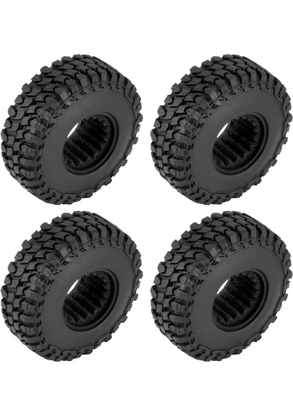 4pcs 55X18MM Yumuşak Kauçuk Tekerlek Lastikleri 1/24 Rc Prwler Araç Axıal SCX24 90081 AXI00002 Yükseltme Parçaları (Yurt Dışından)