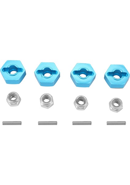 4pcs Metal 12MM Tekerlek Hex Adaptörü Tamiya TT01 Tt-01 TT02 XV01 Tb-04 WT-01N 1/10 Rc Araba Yükseltme Parçaları (Yurt Dışından) indirimleri
