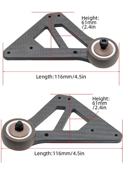 Arrma Için Karbon Fiber Tekerlek Çubuk Kiti 1/7 Mojave V2 Exb Rc Araba Yükseltme Parçaları Aksesuarları (Yurt Dışından) fırsatları