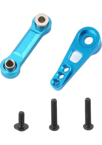 25T Servo Kol Korna Servo Çekme Çubuğu Wltoys A959 A959-B A949 A969 A979 Rc Araba Yükseltme Parçaları Aksesuarları, Mavi (Yurt Dışından)