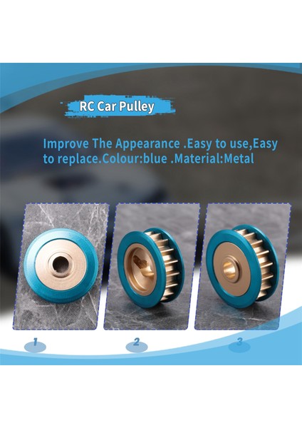 Metal Pulley 18T 300054450 Tamiya Xv-01 XV01 TA06 1/10 Rc Araba Yükseltmeleri Parça Aksesuarları (Yurt Dışından) fırsatları