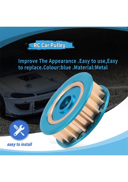 Metal Pulley 18T 300054450 Tamiya Xv-01 XV01 TA06 1/10 Rc Araba Yükseltmeleri Parça Aksesuarları (Yurt Dışından) indirimleri