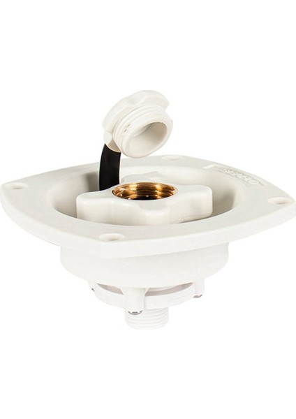 Rv Duvara Monte Dolum Regülatörü Darbe Basıncı Düzenlenmiş Su Girişi Rv'ler Römork Kampçılar Tekne Aksesuarları Beyaz (Yurt Dışından)