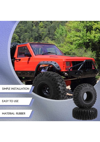 4pcs 115MM 1.9 Kauçuk Lastikler 1/10 Rc Paletli Tekerlek Lastikleri Axial SCX10 90046 AXI03007 Traxxas Trx4 D90 Tf2 CC01 (Yurt Dışından) indirimleri