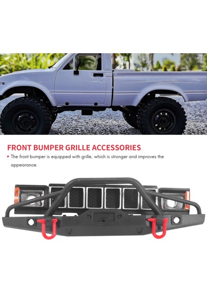 Wpl C14 C24 C24-1 Için 1/16 Rc Araba Yükseltme Parçaları Ön Tampon Ön Yüz Izgara Yedek Aksesuarlar (Yurt Dışından) fırsatları