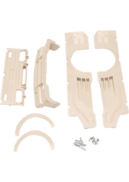 Wpl D12 Için 1/10 Rc Araba Yükseltme Parçaları Rc Araç Vücut Zırhı Saçın Secrodurlu Kitler Dekorasyon Kapağı Aksesuarları (Yurt Dışından)