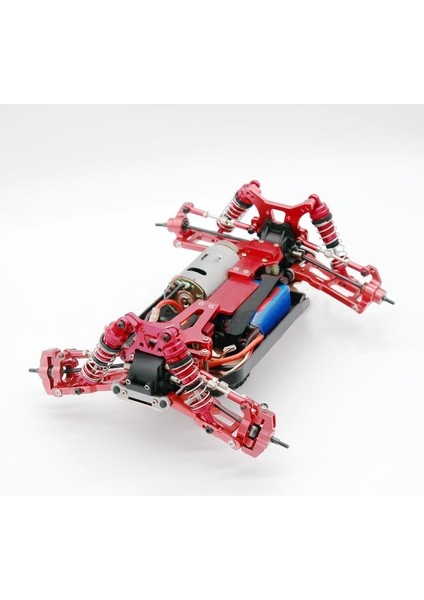 Direksiyon Debriyaj Düzeneği Direksiyon Servo Tasaracı Wltoys Için Tamamlandı 144001 1/14 124018 124019 Rc Araba Yükseltme Parçaları, Kırmızı (Yurt Dışından) modelleri