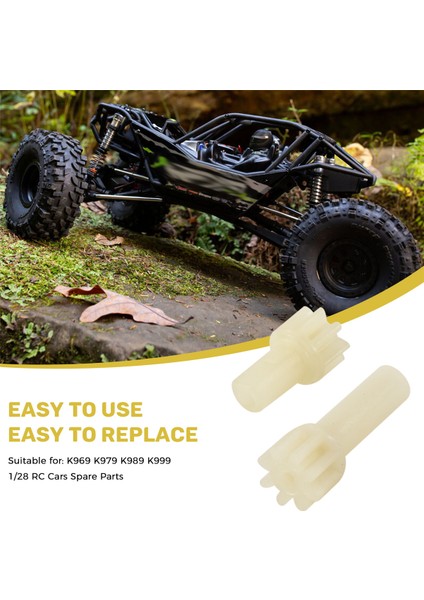 6pcs K989-30 Sürüş Dişli Kiti Wltoys Için Ön Arka Pinyon Dişlisi K969 K979 K989 K999 1/28 Rc Arabalar Yedek Parçalar (Yurt Dışından) indirimleri