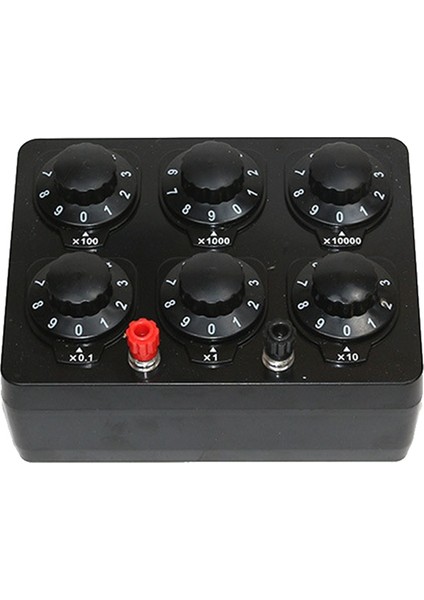 0-99999.9 Ohm Basit Direnç Kutusu Hassas Değişken On Yıl Direnç Öğretim Enstrümanı Öğretim Direnç Kutusu (Yurt Dışından)