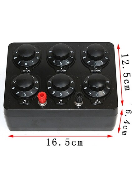 0-99999.9 Ohm Basit Direnç Kutusu Hassas Değişken On Yıl Direnç Öğretim Enstrümanı Öğretim Direnç Kutusu (Yurt Dışından) fırsatları