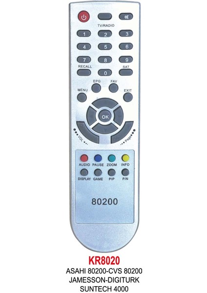 80200 Uydu Kumandası fiyatları