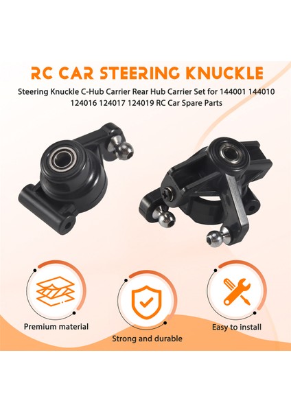 Direksiyon Knuckle C-Hub Taşıyıcı Arka Hub Taşıyıcı Wltoys 144001 144010 124016 124017 124019 Rc Araba Yedek Parçaları (Yurt Dışından) fırsatları