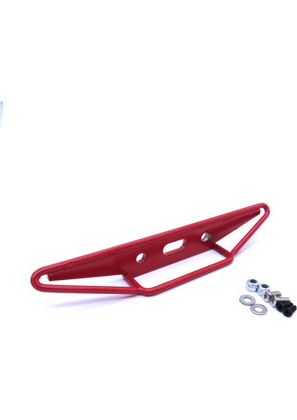 Mn Mn D90 D99 D99S Için Metal Arka Tampon MN90 MN99S 1/12 Rc Araba Yükseltme Yedek Parçaları, Kırmızı (Yurt Dışından)