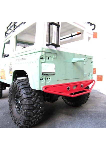 Mn Mn D90 D99 D99S Için Metal Arka Tampon MN90 MN99S 1/12 Rc Araba Yükseltme Yedek Parçaları, Kırmızı (Yurt Dışından) fırsatları