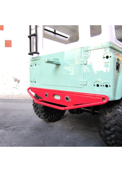 Mn Mn D90 D99 D99S Için Metal Arka Tampon MN90 MN99S 1/12 Rc Araba Yükseltme Yedek Parçaları, Kırmızı (Yurt Dışından) indirimleri