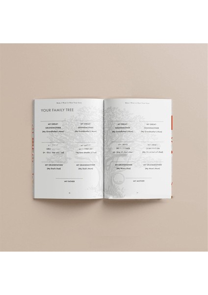 Anne Hikayenizi Duymak Istiyorum Journal A Mother&#39;s Guided Journal Çok Amaçlı Dergi Kitap Portatif Defter Ebeveynler (Yurt Dışından) indirimleri