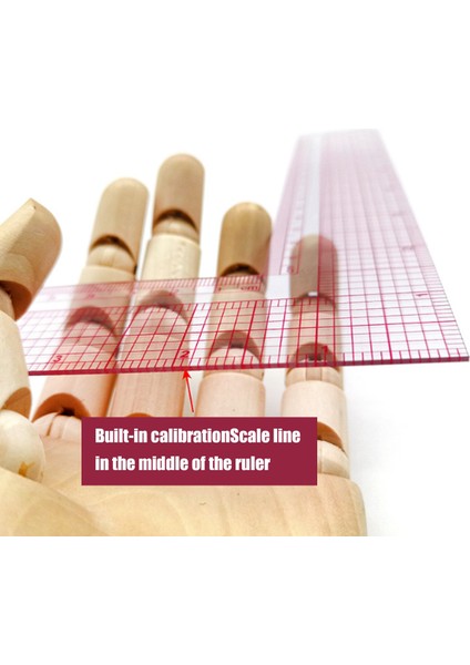 2pcs 5808 Dahili Kare Cetvel Köşe Cetveli L Şeklinde Cetvel Giyim Cetveli Dereceli Cetvel (Yurt Dışından) fiyatları