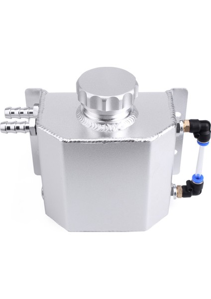 Evrensel 1l Araba Motor Yağı Nefes Alabilir Kap Radyatör Soğutma Suyu Taşma Şişesi Toplama Karter Buhar Rezervuarı Gümüş (Yurt Dışından) indirimleri
