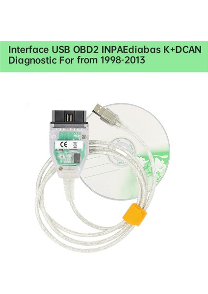 Arayüz USB Obd2 Inpa/ediabas K+Dcan Tanılama Bmw Için 1998'DEN 20013'E (Tüm Fonksiyonlar Omnıtec Arayüzündeki Gibidir) B (Yurt Dışından) modelleri