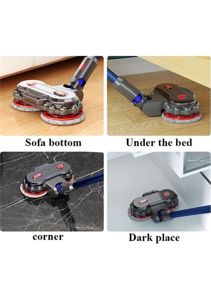 Dyson V7 V8 V10 V11 V12 V15 Için, 6 Adet Yıkanabilir Paspas Pedleriyle Çift Dönen Motorlar (Yurt Dışından) indirimleri