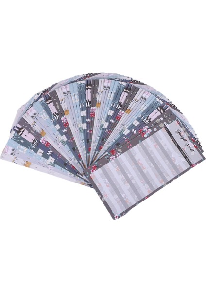 Bütçe Bağlayıcı Sayfalar -60PCS Bütçeleme ve Finans Yönetimi Için Bütçe Organizatörü, Defter Kitabı, Fatura Organizatörü (Yurt Dışından)