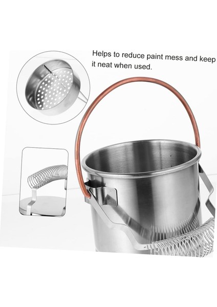 Kalem Kovası Resim Fırçası Kovası Suluboya Fırçası Yıkayıcı Tutucu (Yurt Dışından) modelleri