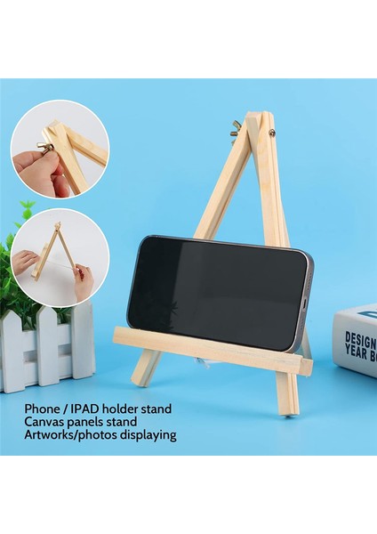 12 Adet Ahşap Şövale, Masaüstü Şövale, Sanat El Sanatları Boyama Şövale Standı (Yurt Dışından) fırsatları