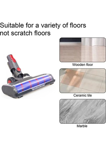 Dyson V7 V8 V8 V10 V11 V15 Kablosuz Çubuk Vakum Süpürge Yedek Zemin Fırçası Kafası Yumuşak Silindir Temizleyici Kafa (Yurt Dışından) indirimleri