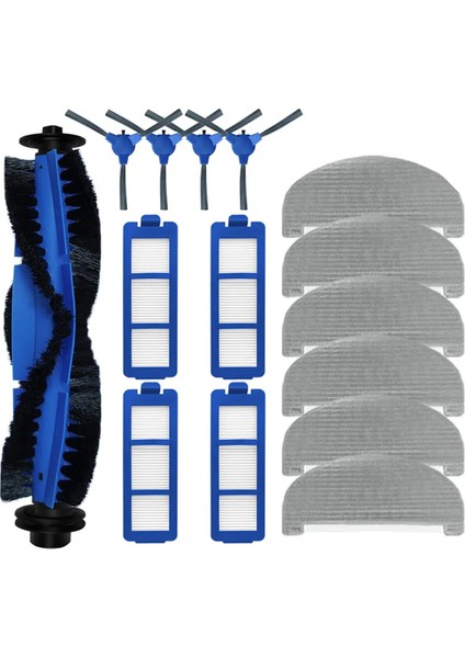 Eufy Clean G40 Hibrid+ / G35+ Ana Yan Fırça Filtre Mop Kumaşları Rag Robot Vakum Süpürge Yedek Parçalar Aksesuarları (Yurt Dışından)
