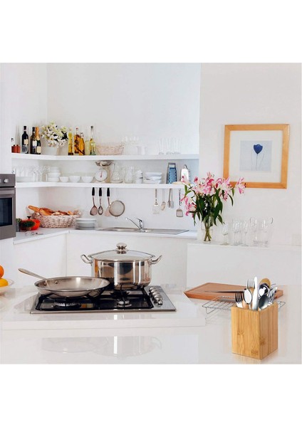 Bambu Ahşap Masa Kalem Kalemlik Standı Çok Amaçlı Kalem Bardak Pot (Yurt Dışından) fiyatları