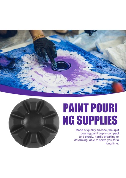 6 Adet Çiçek Dökme Fincan Akrilik Dökme Çiçek Süzgeçleri Dökün Boyama Malzemeleri Dıy Döküm Akrilik Boya Için Süzgeç (Yurt Dışından) indirimleri