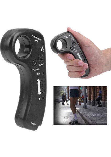 Dört Tekerlekli Scooter Longboard Parçaları Için 2.4ghz Elektrikli Mini Uzaktan Kumanda Alıcısı (Yurt Dışından) indirimleri