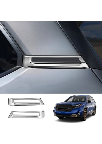 Subaru Forester 2025 Için Araba Arka Cam C Sütunu Döşeme Kapağı Kapı Dış Sütun Süsleme Döşeme Paneli Gümüş (Yurt Dışından) modelleri