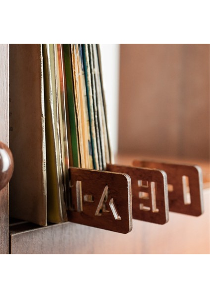 4 Adet Plak Bölücüler, Alfabetik Vinil Plak Depolama Bölücüler Reklam (Yurt Dışından) fırsatları