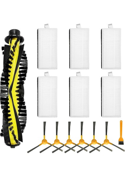 Tesvor X500 X500 Pro M1 M2 Aksesuar Kiti Neatsvor X500 Robot Vakum Değiştirme Parçaları Silindir Fırça Filtreleri (Yurt Dışından)
