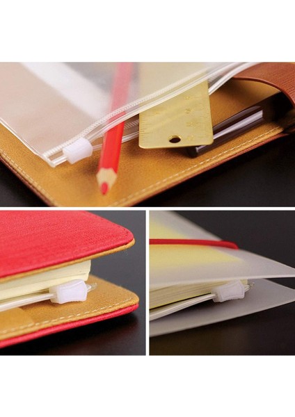 12 Pcs A5 Binder Cep Binder Fermuar Klasörleri 6 Halkalı Dizüstü Bilgisayar Bağlayıcı Gevşek Yaprak Takma Torbalar Su Geçirmez Kese (Yurt Dışından) fırsatları