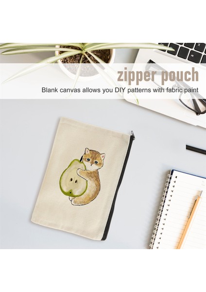 12 Paket Tuval Fermuar Çantaları, Seyahat Kozmetik Makyaj Çantaları, Kalem Çantası, Parti Hediye Çantaları, Madeni Para Nakit Çanta Için Boş Dıy Zanaat Torbaları (Yurt Dışından) fırsatları