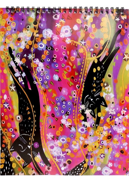 Cat Boyama Duvar Takvimi Aylık Duvar Takvimi Ortaçağ Kedi Resimleri Duvar Art Pet Takvimleri Ev Koleji Için (Yurt Dışından) modelleri