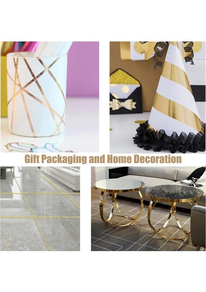 El Sanatları Şerit Bant,kendinden Yapışkanlı Ince Şerit Bant, (Altın) (Yurt Dışından) fırsatları