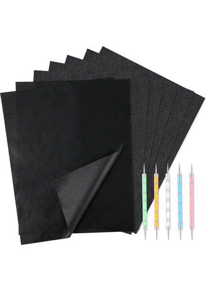 100 Yaprak Karbon Transfer Kağıdı, Iz Kağıdı, Grafit Kopya Kağıdı (Yurt Dışından)