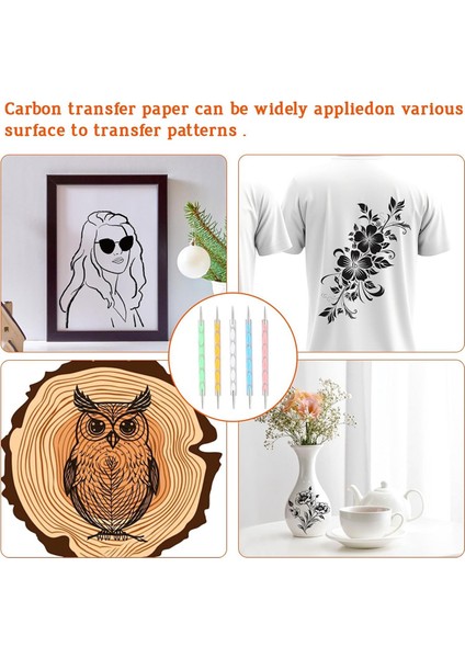 100 Yaprak Karbon Transfer Kağıdı, Iz Kağıdı, Grafit Kopya Kağıdı (Yurt Dışından) indirimleri