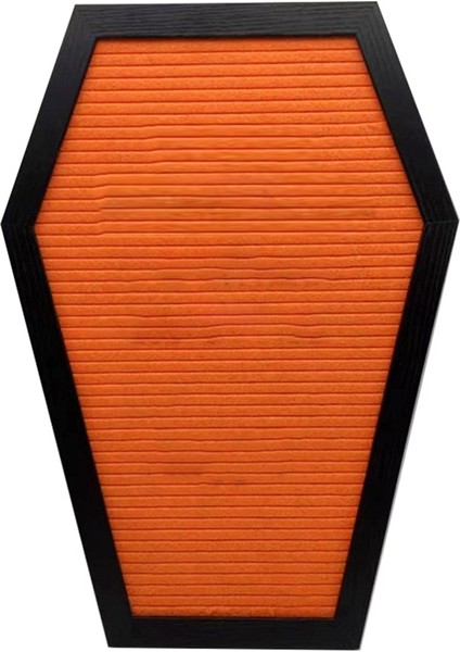 Tabut Harf Panosu, Dekorasyon Gotik Dekor Ürkütücü Hediye Turuncu (Yurt Dışından)